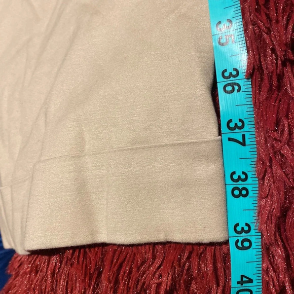 BANANA REPUBLIC  Martin Fit Beige Cotton Trousers Sz 6 - Picture 11 of 17